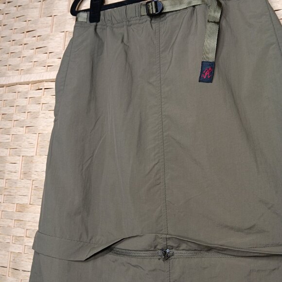 Gramicci Convertible Micro Ripstop Cargo Zip Off Small Midi EUC Army Olive Green - Picture 6 of 12